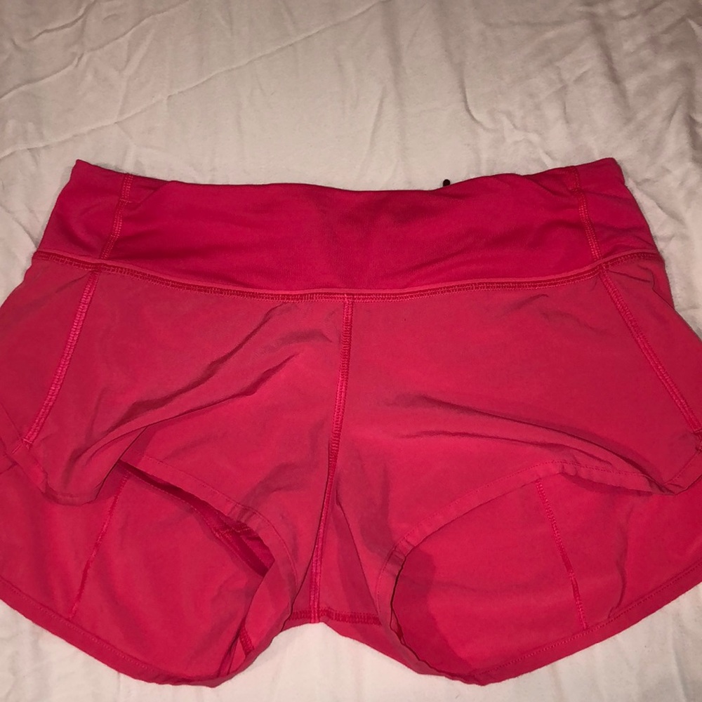 Bright Pink Lululemon Shorts
